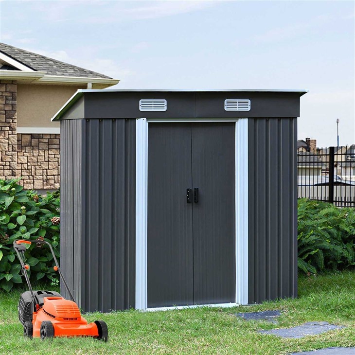 Garden Shed Metal Outdoor Shed Storage House Plastic